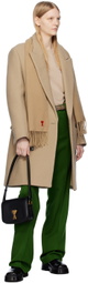 AMI Alexandre Mattiussi Taupe Ami de Cœur Belt