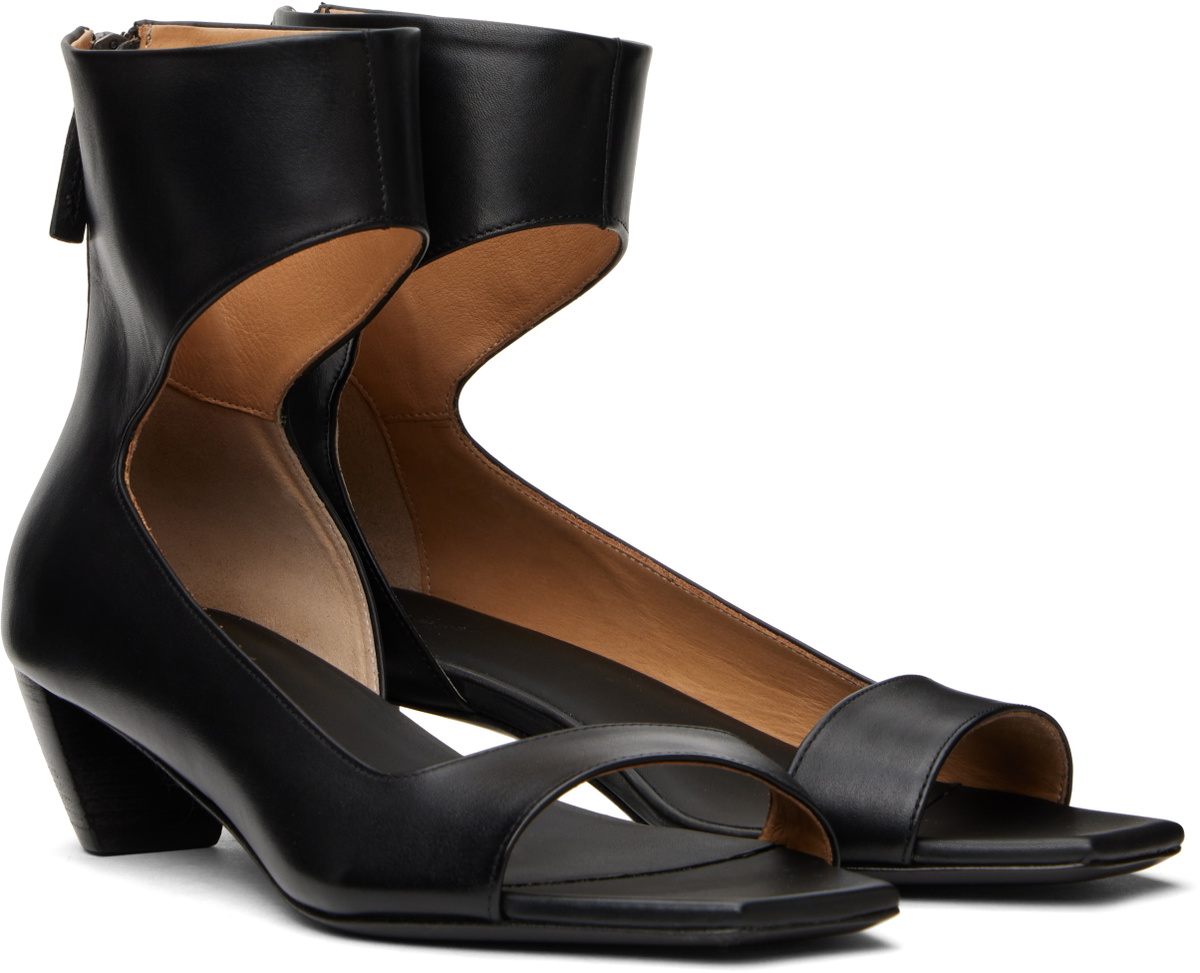Marsèll Black Cucchiaia Heeled Sandals