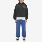 Cole Buxton Men's Distressed Sweat Pants in Washed Cobalt Blue