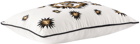 Les-Ottomans White Embroidered Eye Cushion Case