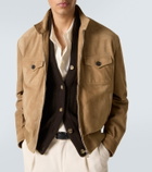 Dolce&Gabbana Suede bomber jacket