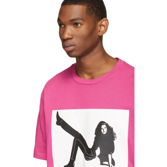 Calvin Klein Jeans Est. 1978 Pink Icon Printed T-Shirt Calvin