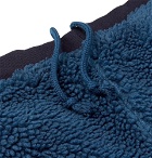 Beams - Wide-Leg Fleece Sweatpants - Men - Blue