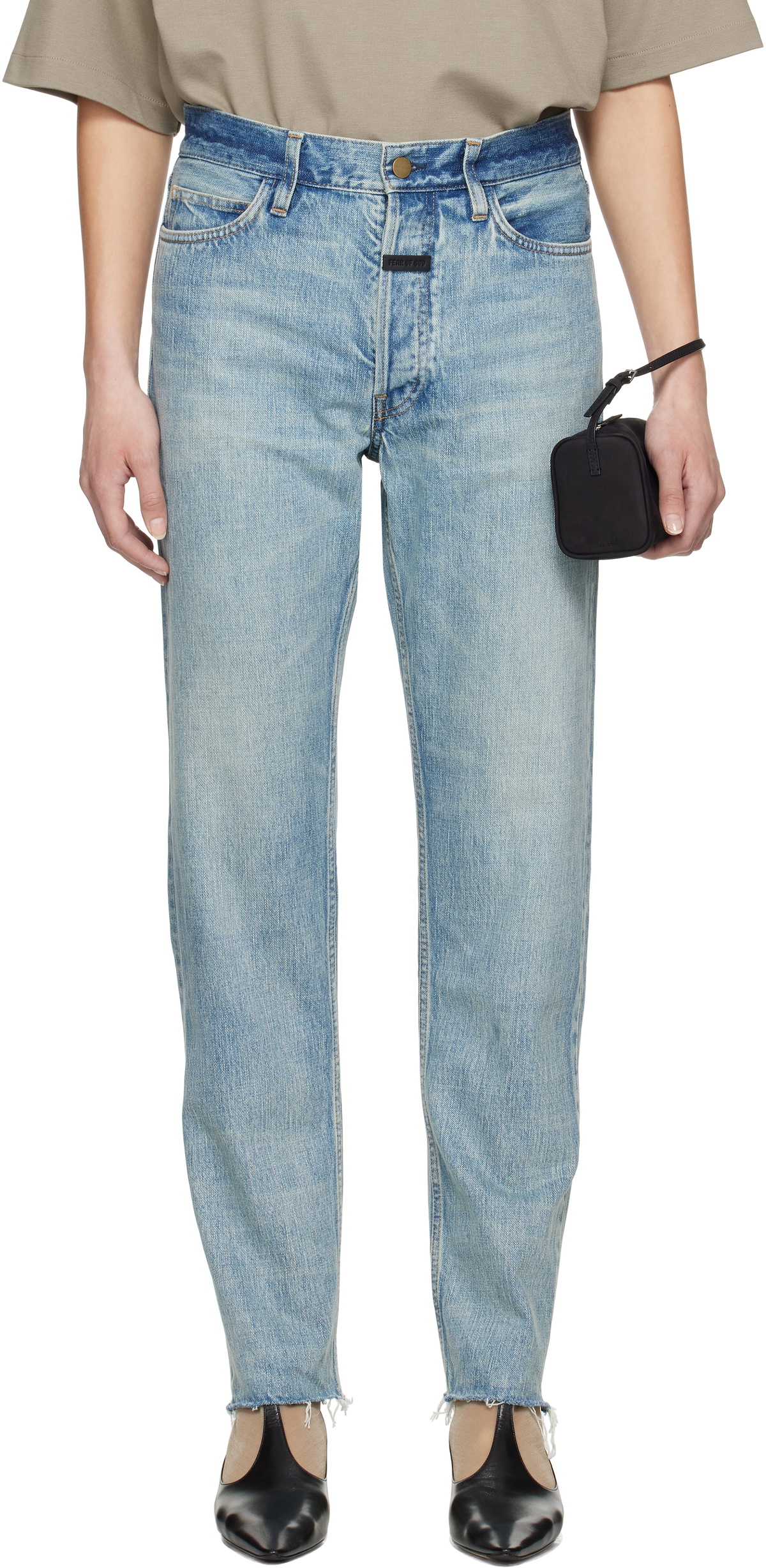 Fear of God Blue Classic 5 Pocket Jeans