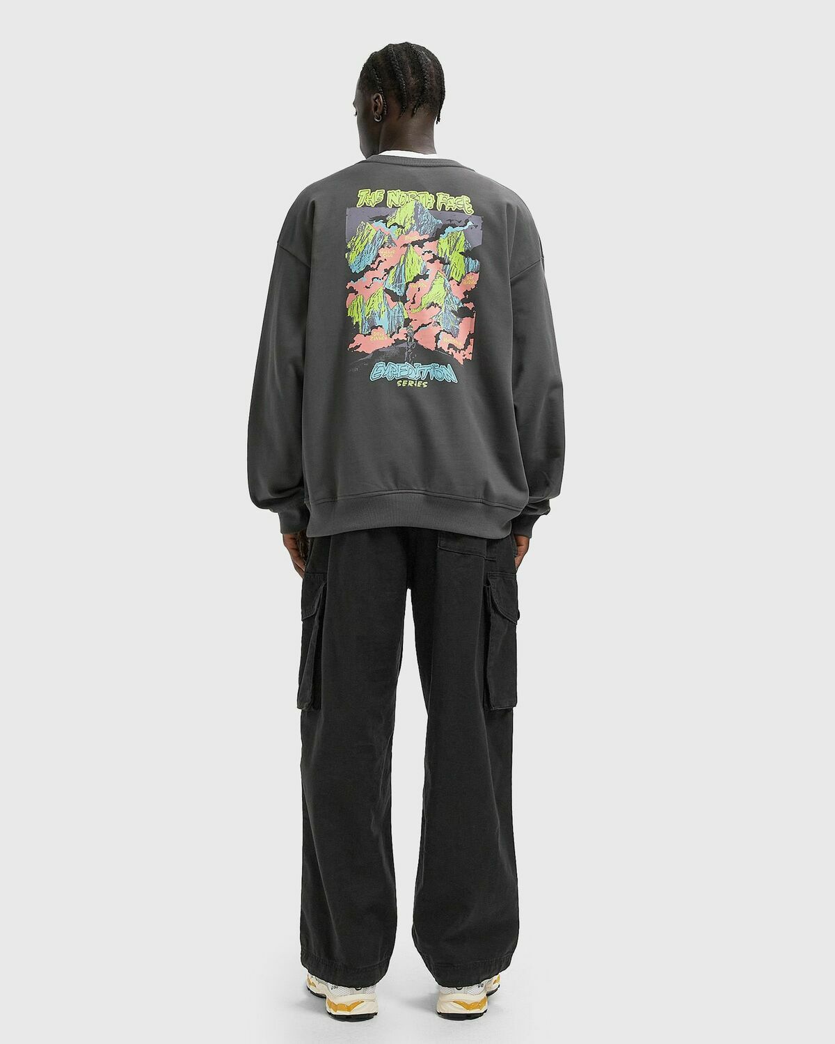 The North Face EXPEDITION CELEBRATION OVRSZD CREW SWS Grey Mens Sweatshirt
