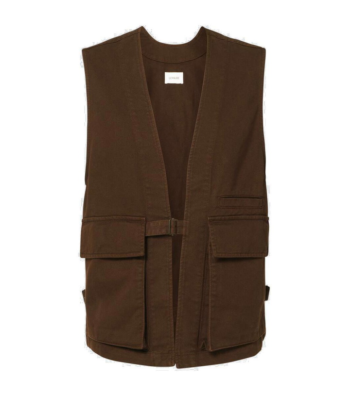 Photo: Lemaire Cotton cargo vest