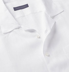 Thom Sweeney - Slim-Fit Camp-Collar Linen Shirt - White