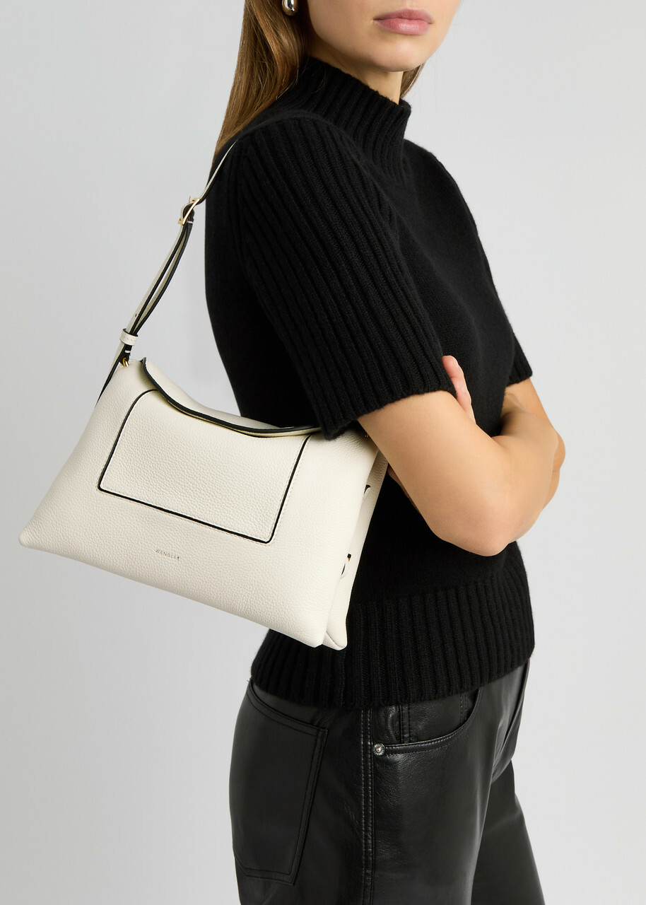 Wandler Penelope Slouch Leather Cross-body bag - White - One Size