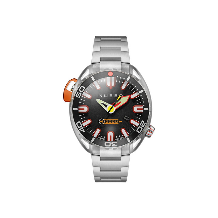 Photo: Nubeo Aluminaut Black Dial Mens Watch NB-6115-11