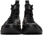 Converse Black Leather Run Star Hike High-Top Sneakers