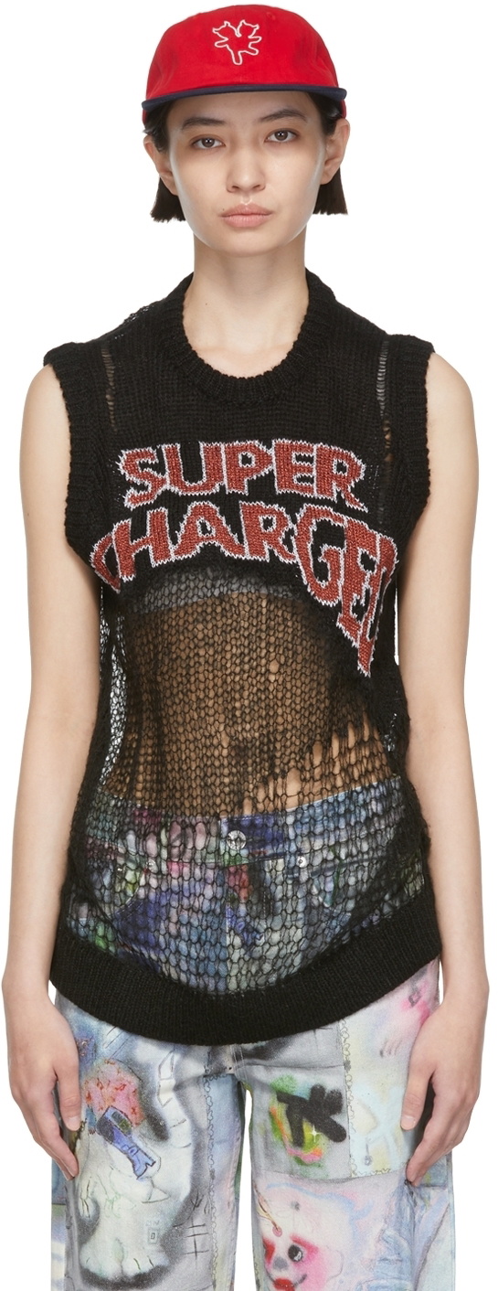Marc Jacobs Heaven Black Rayon Sweater