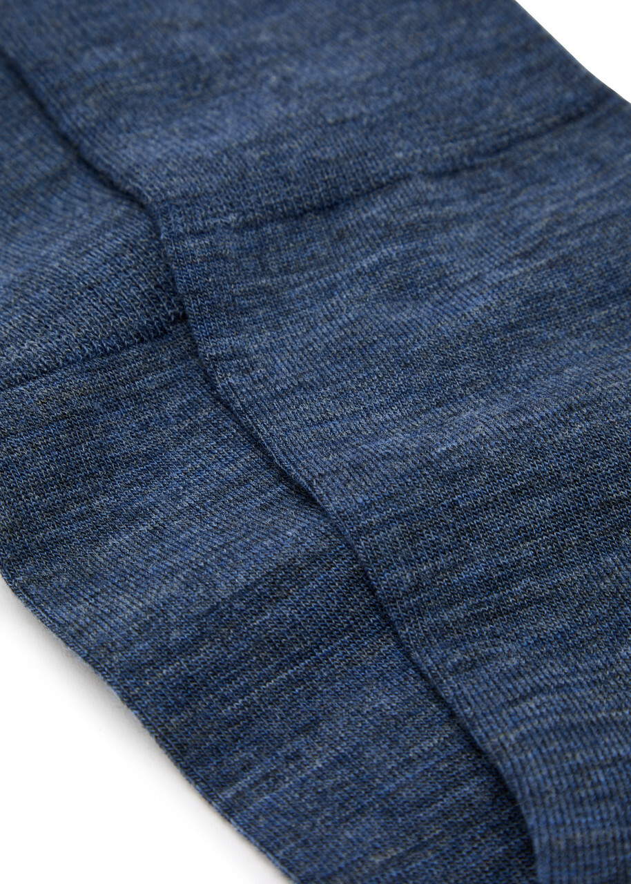 Falke Airport Wool-blend Socks Navy