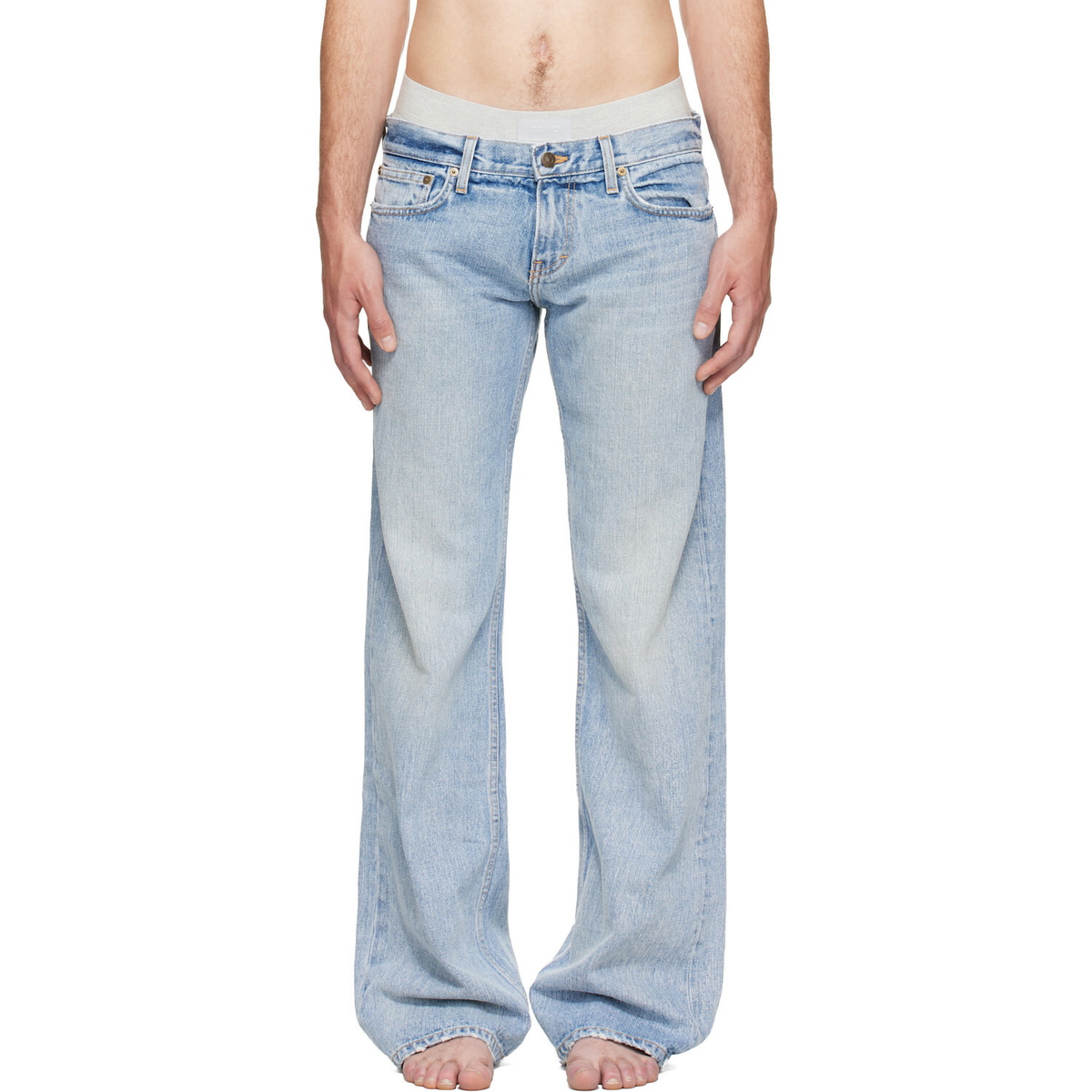 Raimundo Langlois Blue Bootcut Jeans