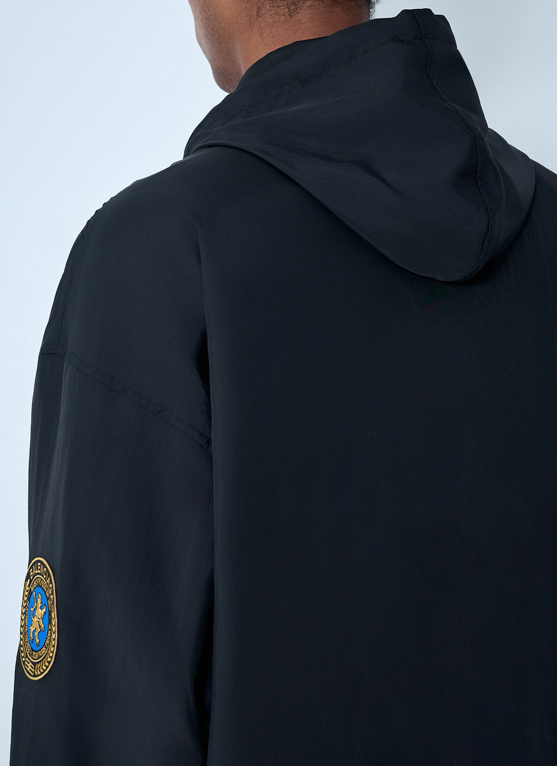 Balenciaga Logo Motif Windbreaker Jacket