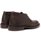 Tricker's - Winston Textured-Leather Chukka Boots - Men - Brown