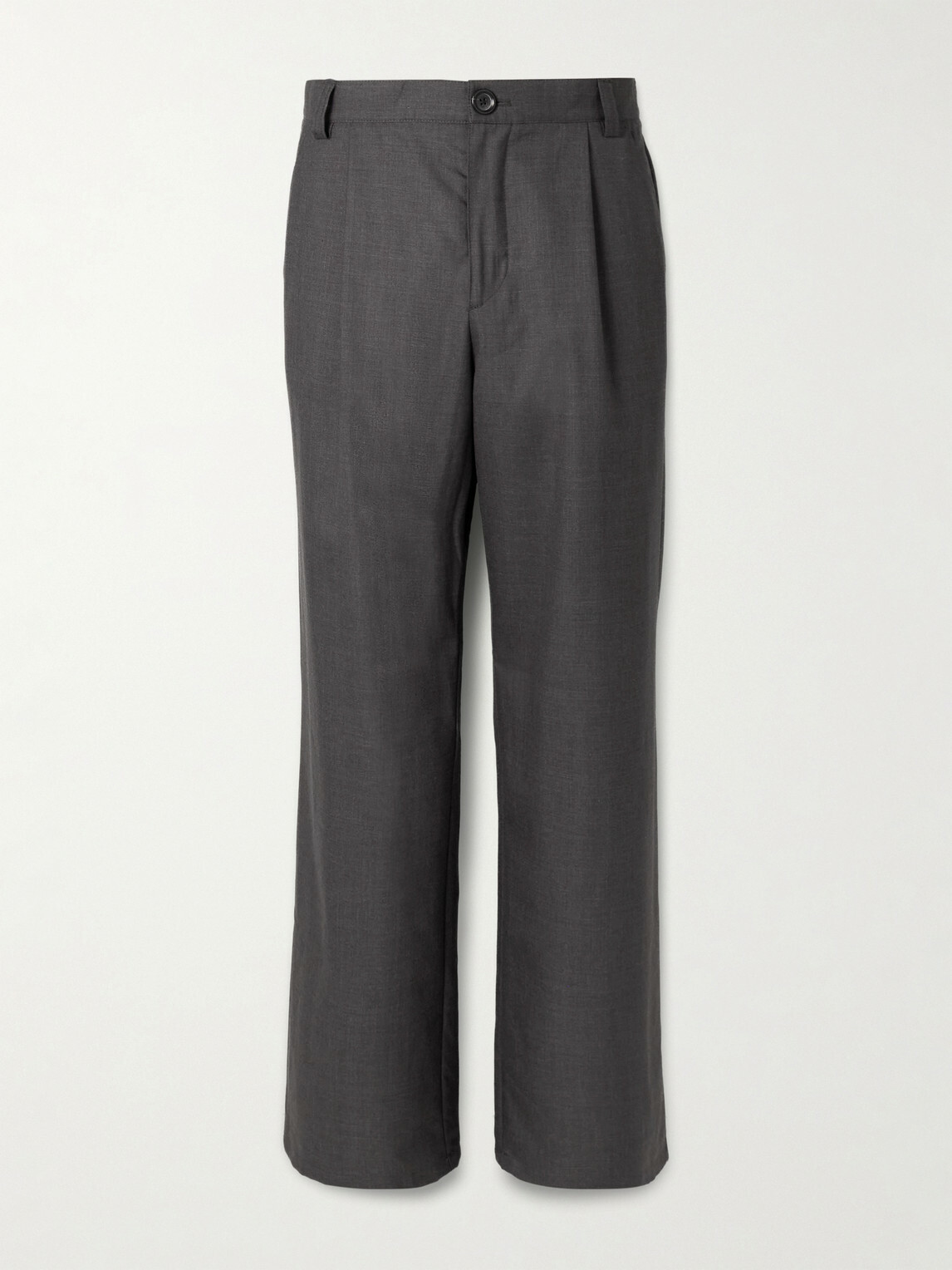 Oliver Spencer - Orsman Wide-Leg Pleated Woven Trousers - Gray