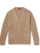 Theory - Mars Ribbed Cotton-Blend Cardigan - Neutrals