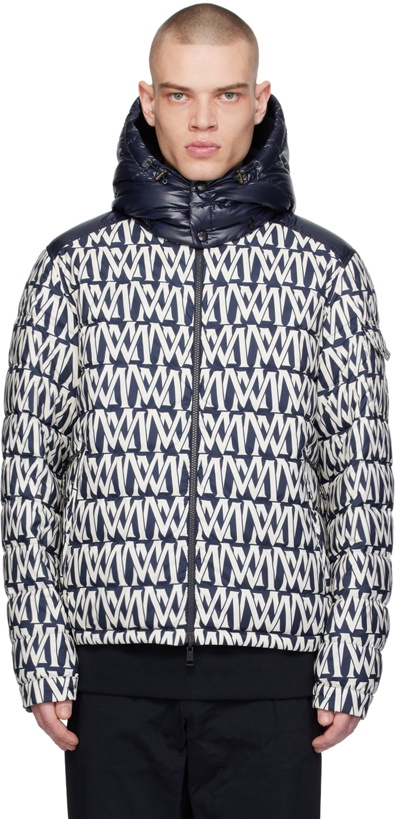 Photo: Moncler Navy Tablasses Reversible Down Jacket