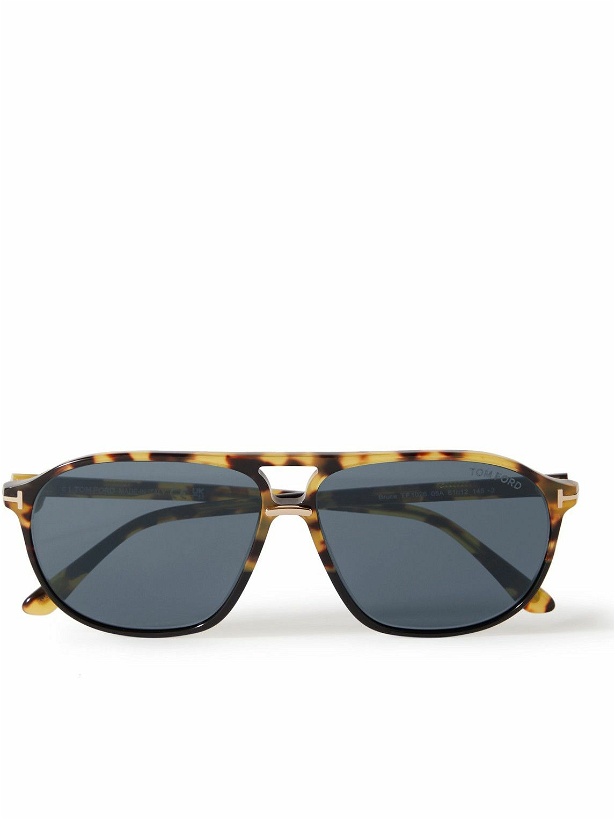 Photo: TOM FORD - Aviator-Style Tortoiseshell Acetate Sunglasses