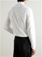 TOM FORD - Bib-Front Cotton-Poplin and Piqué Tuxedo Shirt - White