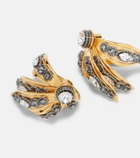 Balenciaga Bloom embellished earrings