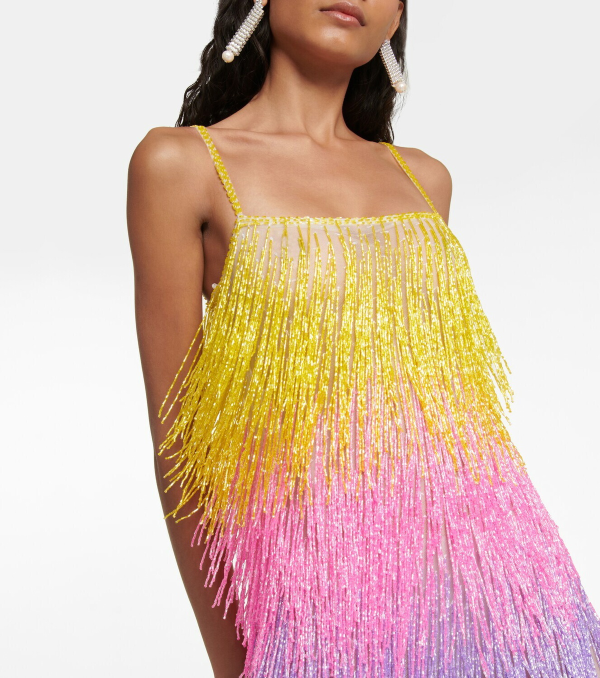 Costarellos Cruz embellished minidress