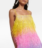 Costarellos Cruz embellished minidress