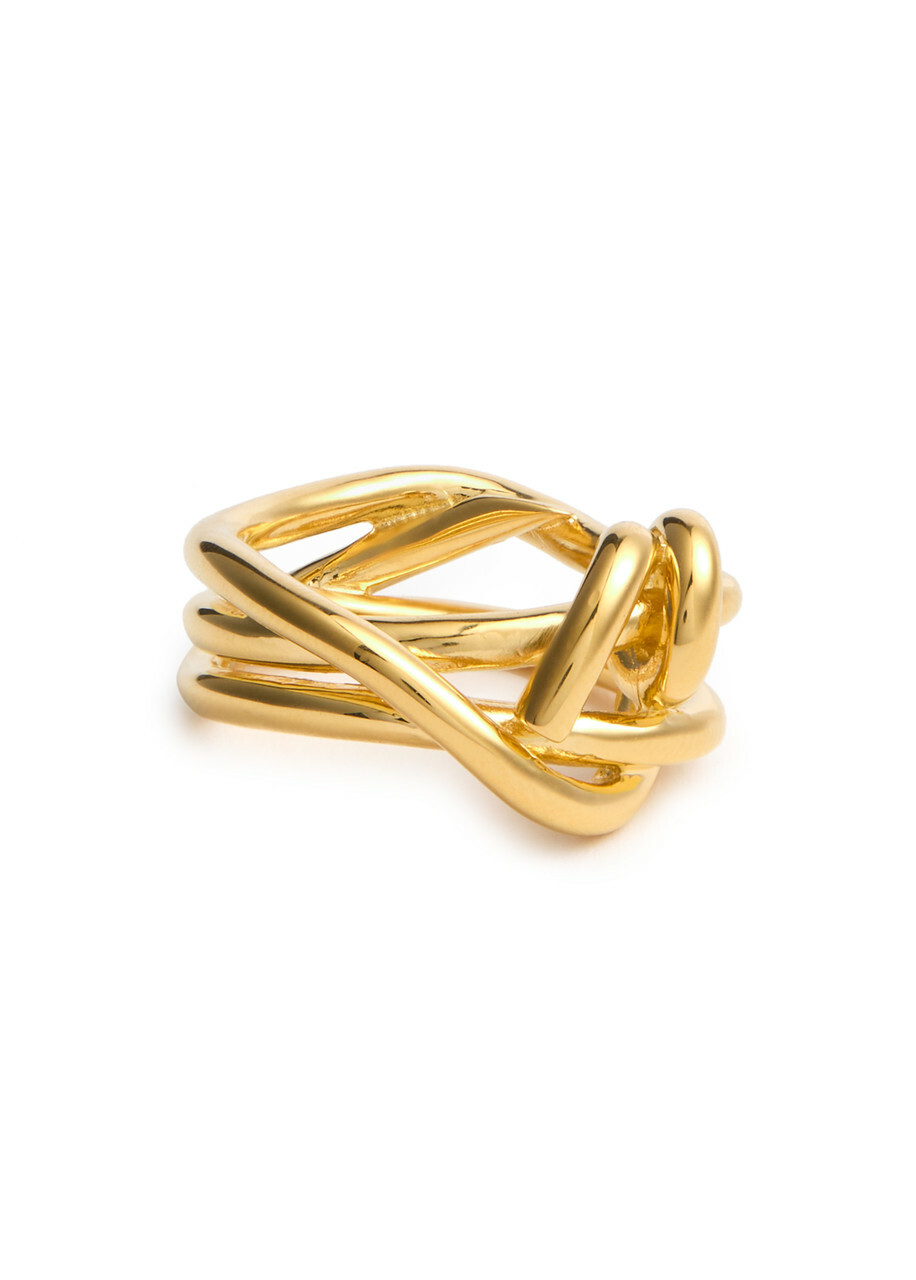 Completedworks Thread 18kt Gold Vermeil Ring