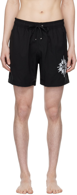 Photo: AMIRI Black Starburst Swim Shorts