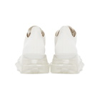 Rick Owens Drkshdw White Abstract Sneakers