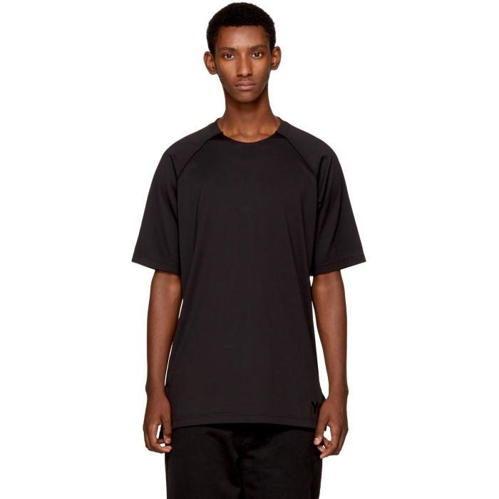 Photo: Y-3 Black Jersey Logo T-Shirt