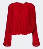 Magda Butrym Gathered top