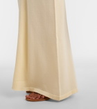 Aya Muse Thea scarf-detail ribbed-knit maxi dress