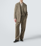 Giorgio Armani Cotton and wool-blend vest