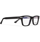 Cutler and Gross - Square-Frame Acetate And Silver-Tone Optical Glasses - Black