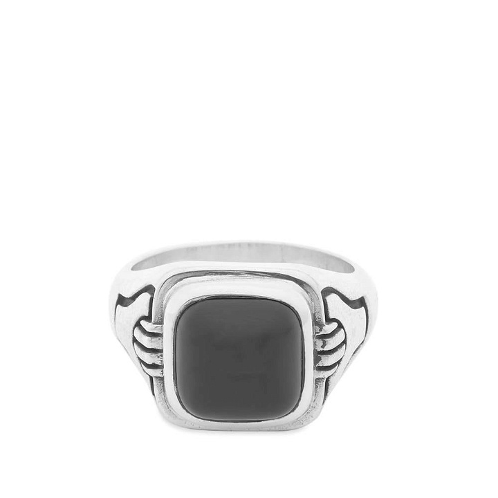 Photo: Maple Men's 1992 Ring in Silver/Onyx