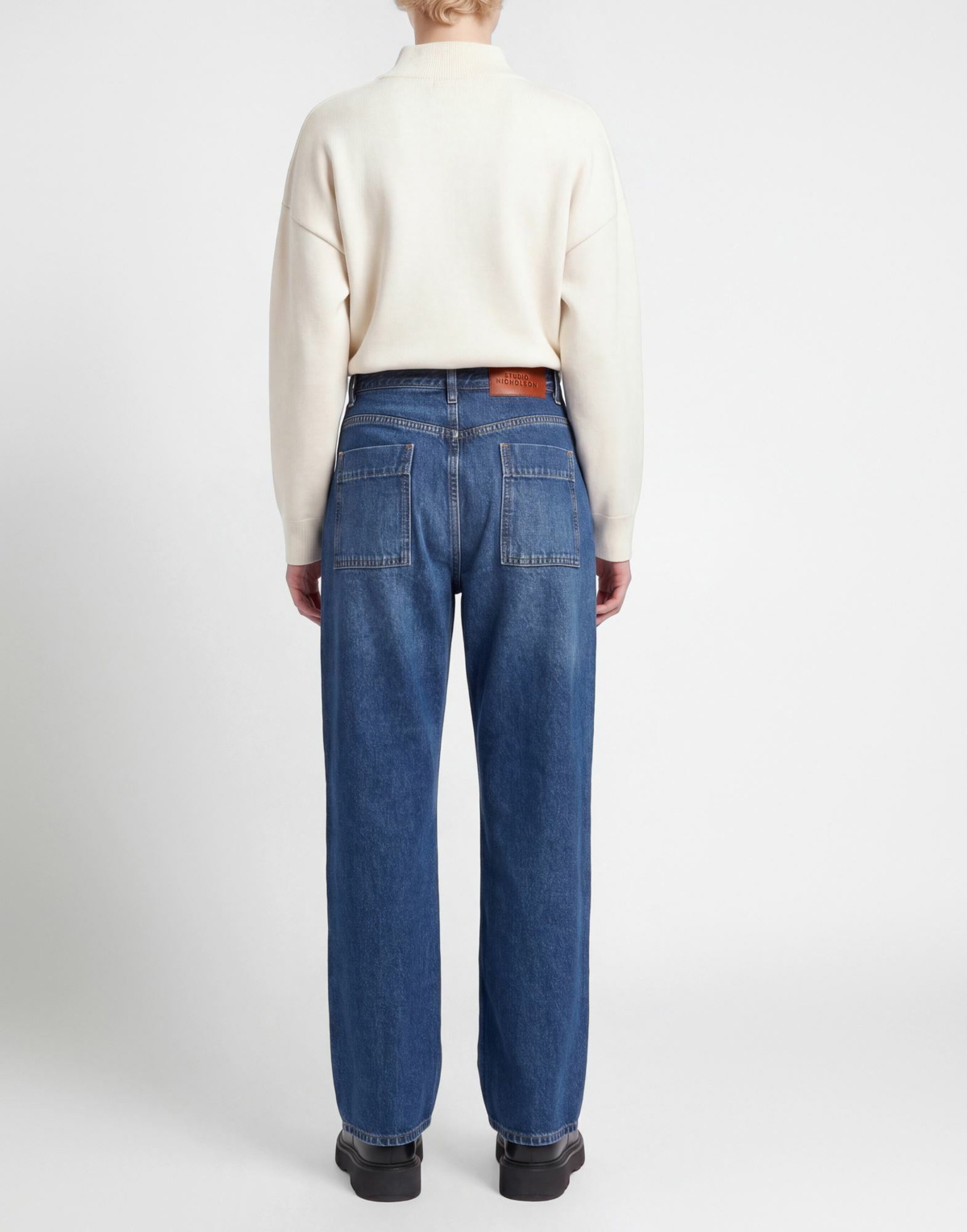 Studio Nicholson Womens Jeans in Blue