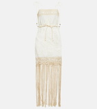 Zimmermann - Vitali fringed cotton minidress