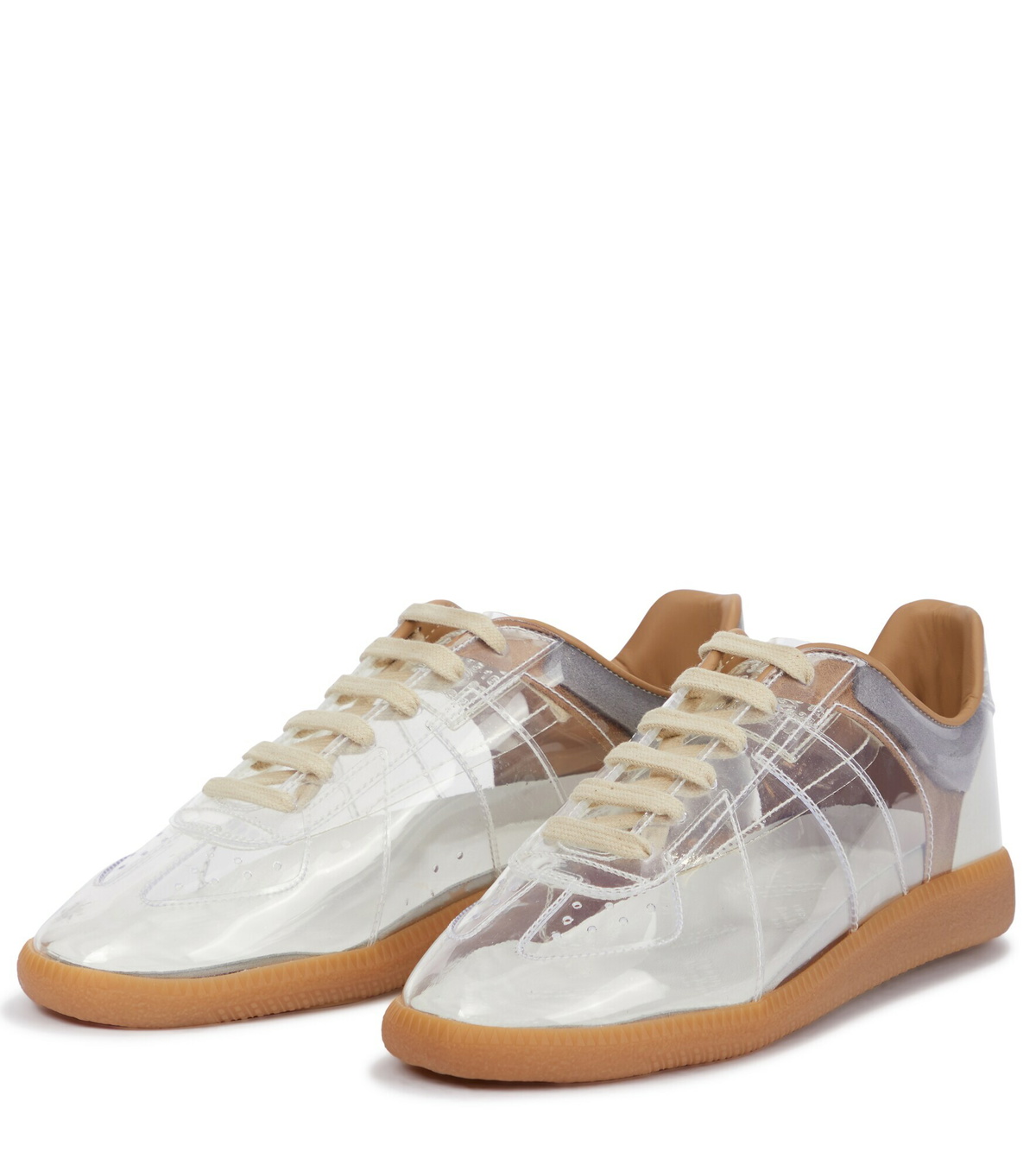 Maison Margiela - Replica PVC and leather sneakers Maison