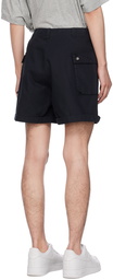 Nike Black Embroidered Cargo Shorts