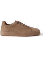 Loro Piana - Nuages Suede Sneakers - Brown