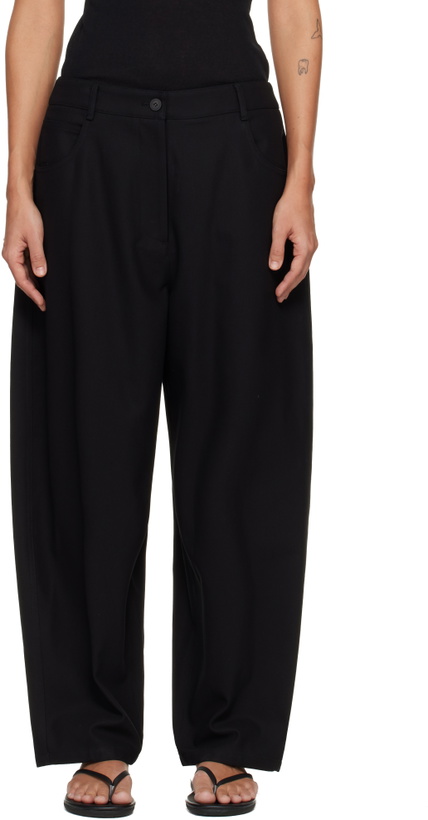Photo: LE17SEPTEMBRE Black Oblong Trousers