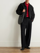 Amomento - Cropped Wool-Blend Jacket - Black