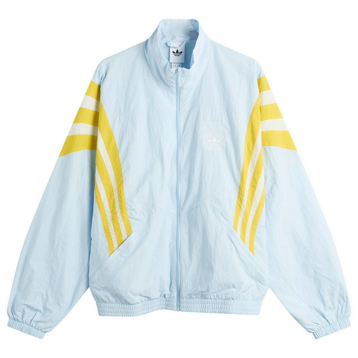 Photo: Adidas Men's Gfx Track Top in Ice Blue