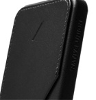 NATIVE UNION - Clic Card Leather iPhone 12 Mini Case - Black