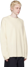 Jil Sander Off-White Brushed Sweater