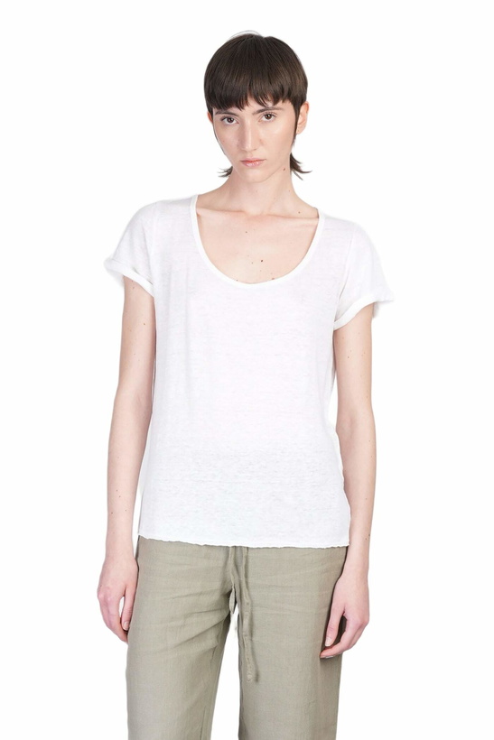 Photo: 120% Lino T-shirt In White Linen