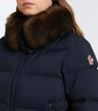 Moncler Grenoble Arrabas shearling-trimmed ski jacket