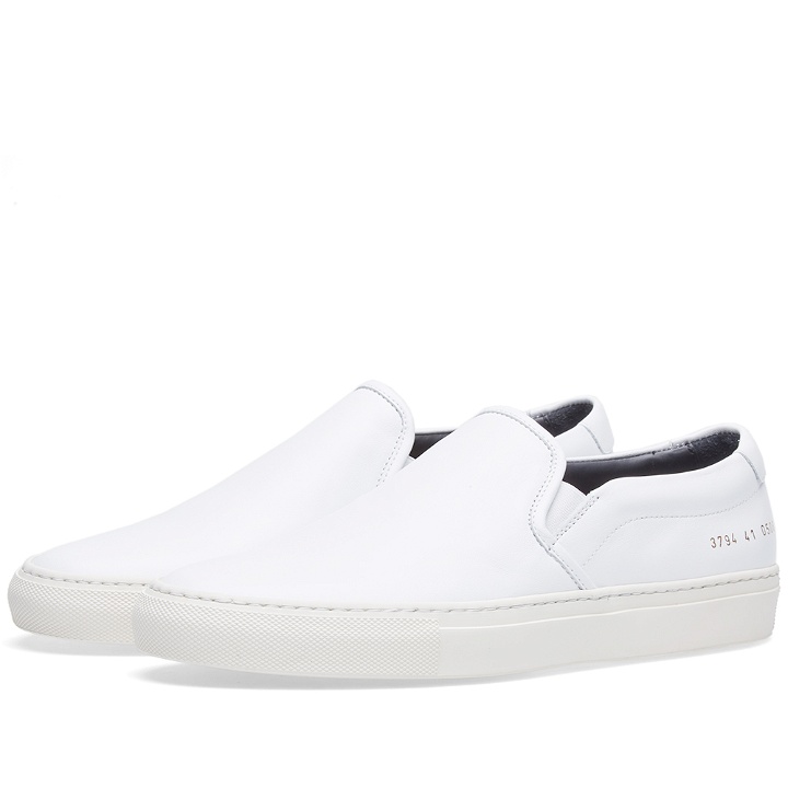 Photo: Woman by Common Projects Slip On Retro