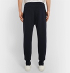 The Row - Louis Tapered Cotton and Cashmere-Blend Sweatpants - Blue